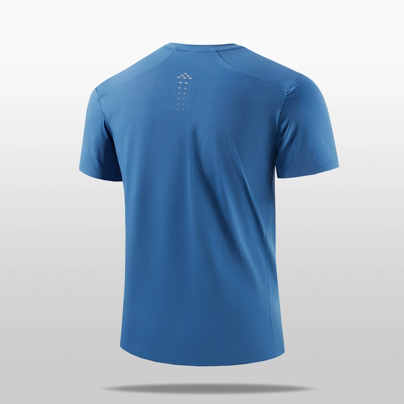 Men's silk thin breathable quick dry short sleeve T-shirt for leisure, oversize, plus size