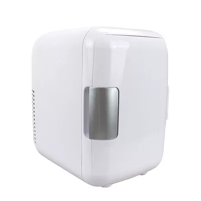 Car refrigerator for both car and home use, dormitory cooling mini fridge 12V 8L small household refrigeration refrigerator (Soyuducular) - 4-liters-white-for-car-use-only