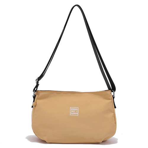 Women's Bags  New Fashion Versatile Nylon Cloth Bag Women's Simple Trendy Single Shoulder Crossbody Bag Large Capacity Dropshipping