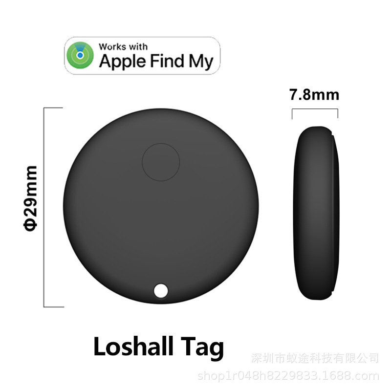 MFI-zertifizierter Bluetooth-Tracker für Geldbeutel, Schlüssel, Haustiere, Senioren und Kinder - GPS-Ortung mit iOS Find My