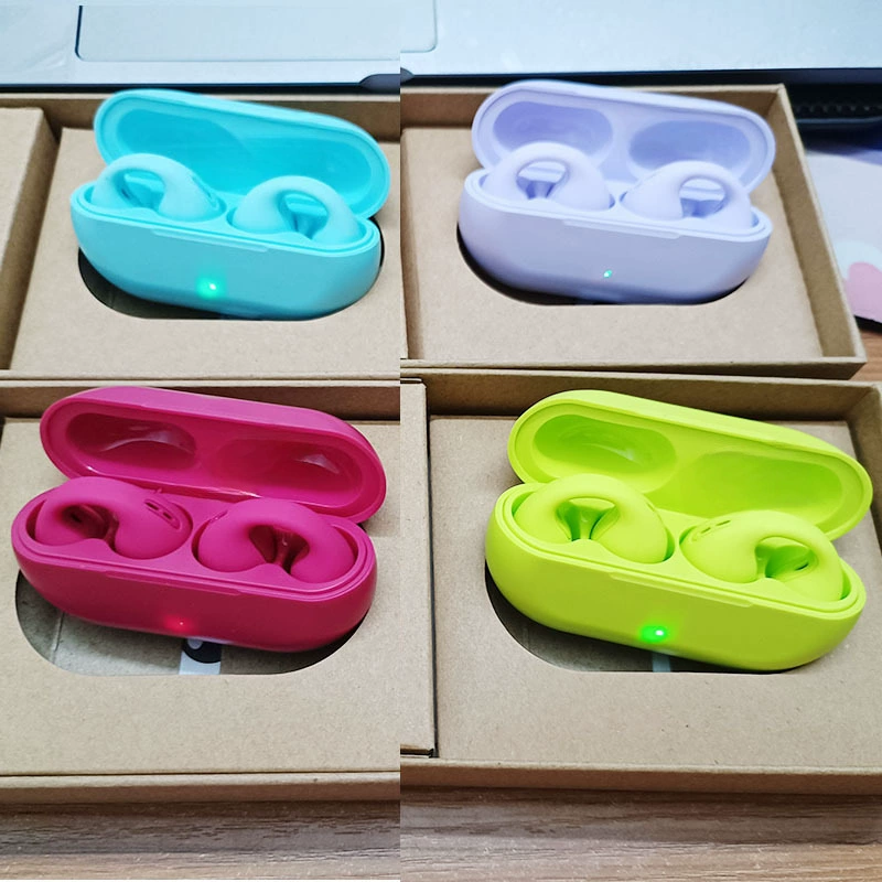 Наушники Ambie с костной проводимостью Bluetooth, новые спортивные беспроводные накладные, двойной способ ношения, с чехлом для наушников