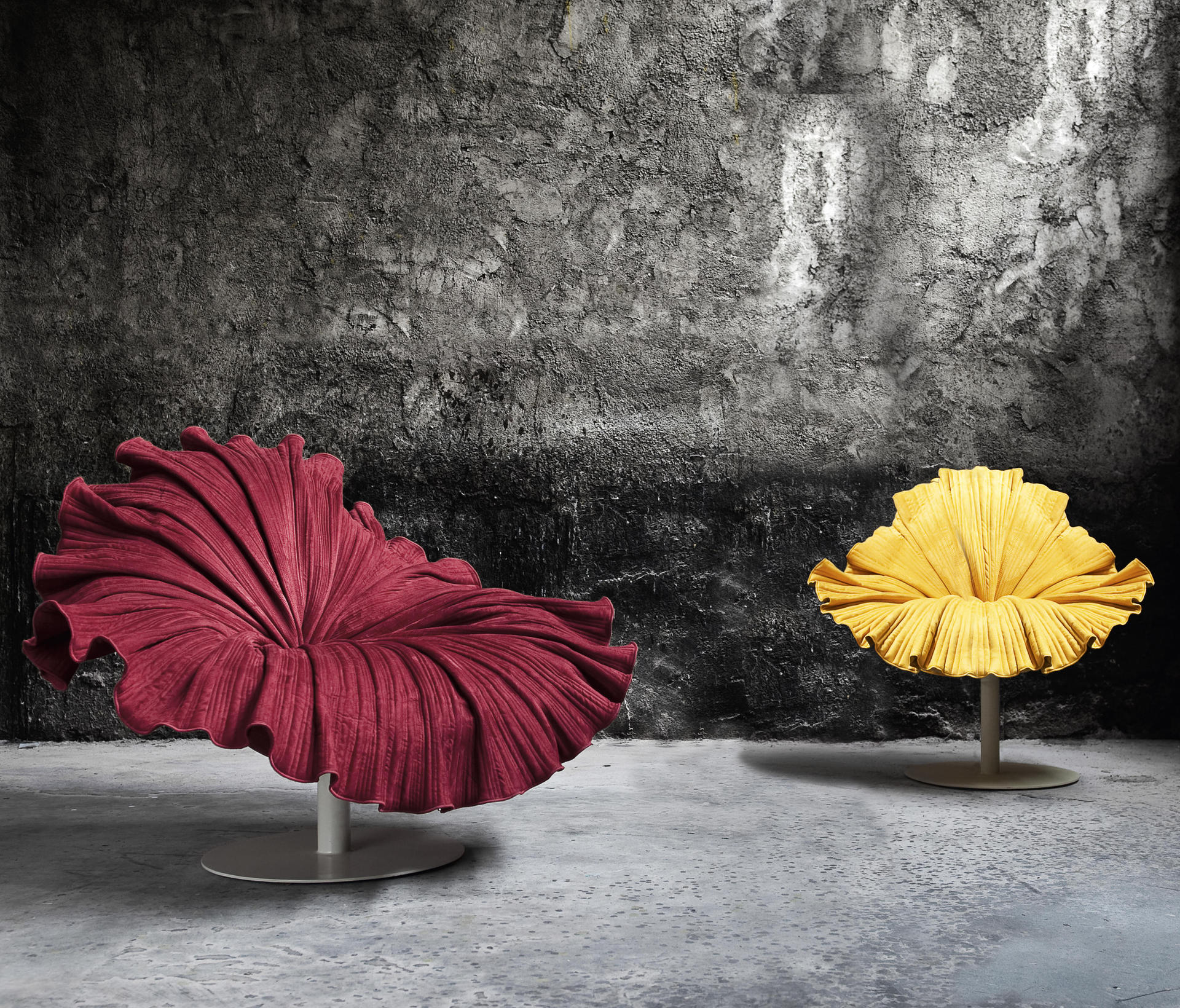 宅寂風單人沙發椅創意花瓣椅花朵椅咖啡廳椅會所樣板房懶人椅