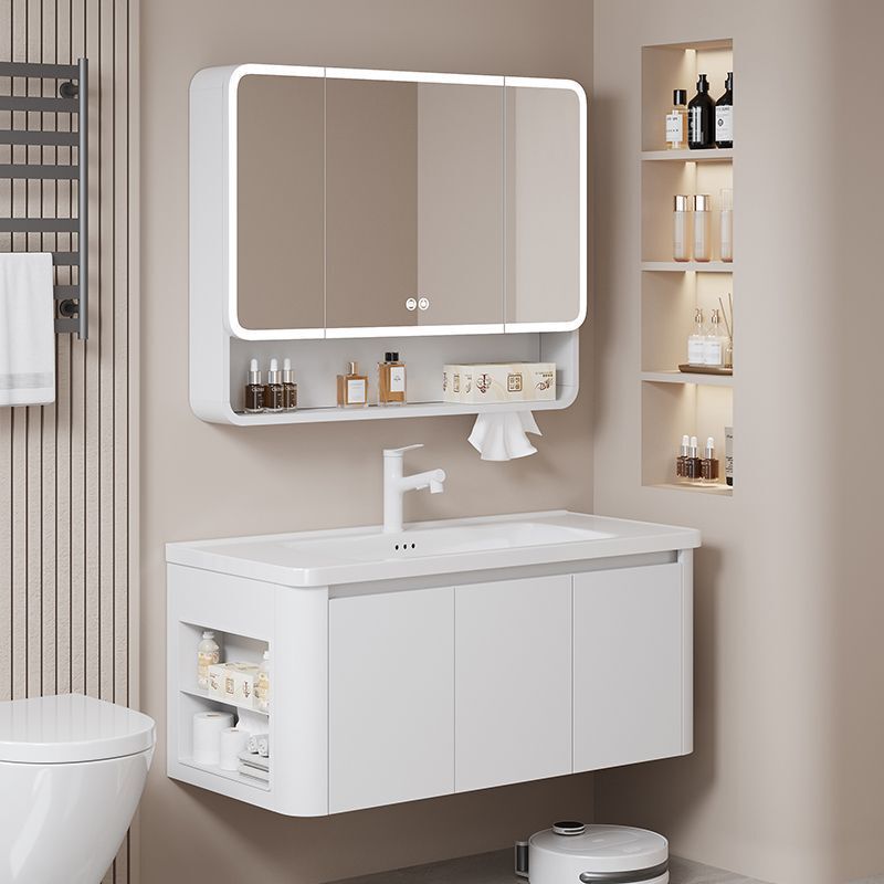 Honeycomb Side Bathroom Cabinet Ceramic Integrated Basin Bathroom Wash Basin Cabinet Combination Wash Basin Countertop Integrated Wash Basin Honeycomb Side Bathroom Cabinet Ceramic Integrated Basin Bathroom Wash Basin Cabinet Combination Wash Basin Countertop Integrated Wash Basin