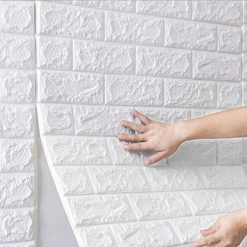 Самоклеящиеся обои с трансграничным кирпичным узором, 3D стерео, маленький размер, пенопластовые наклейки на стену, водостойкий ремонт, старые настенные обои, оптовая продажа