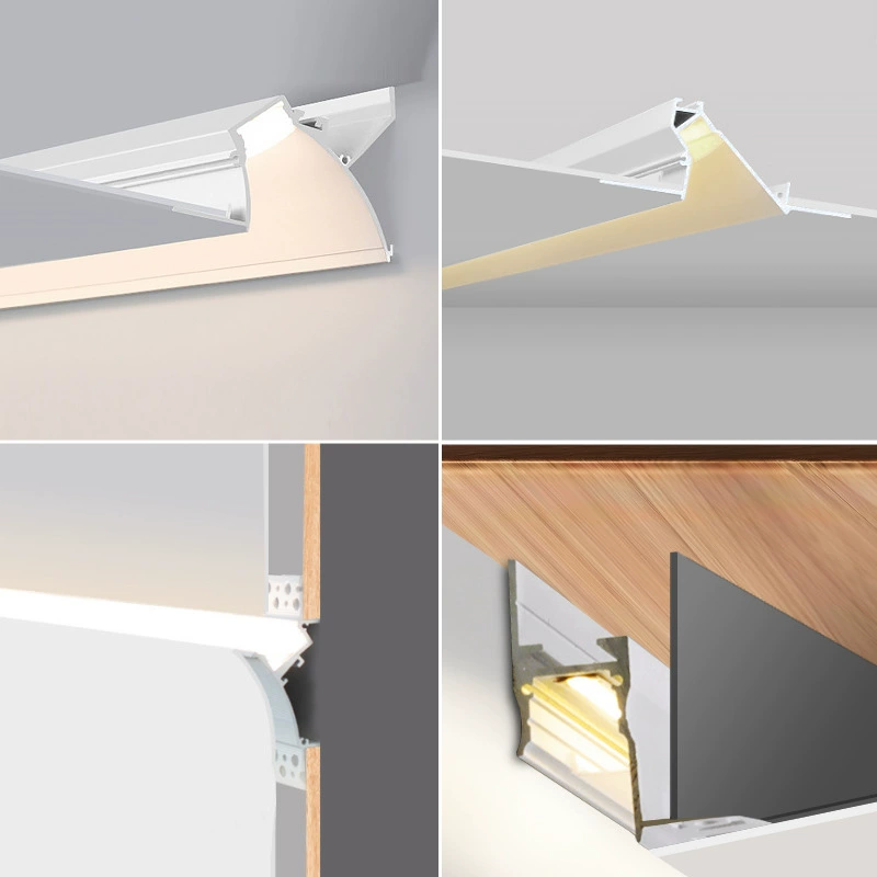 LED linear light strip, recessed/wall mount, COB options, 24V transformers, 1 m length