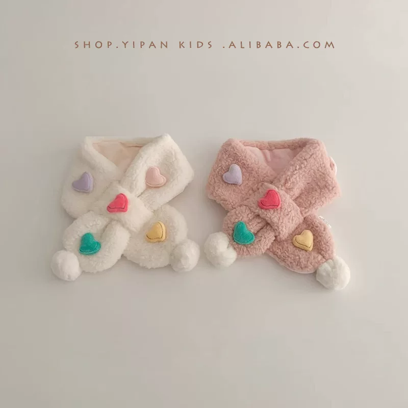 一潘 Children's winter brand cartoon scarf