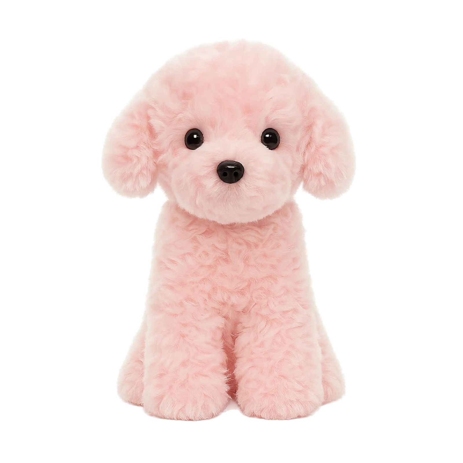 Caricatura personalizada rosa lindo juguete de peluche para perros tibia muñeca mascota logotipo personalizado regalo tranquilizador image 6