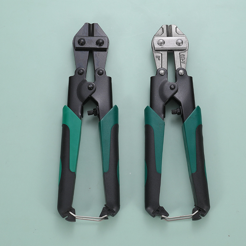Factory price sales Jiutong two-color handle mini bolt cutters 8 inches mini pliers for cutting wire hardware bolt cutters