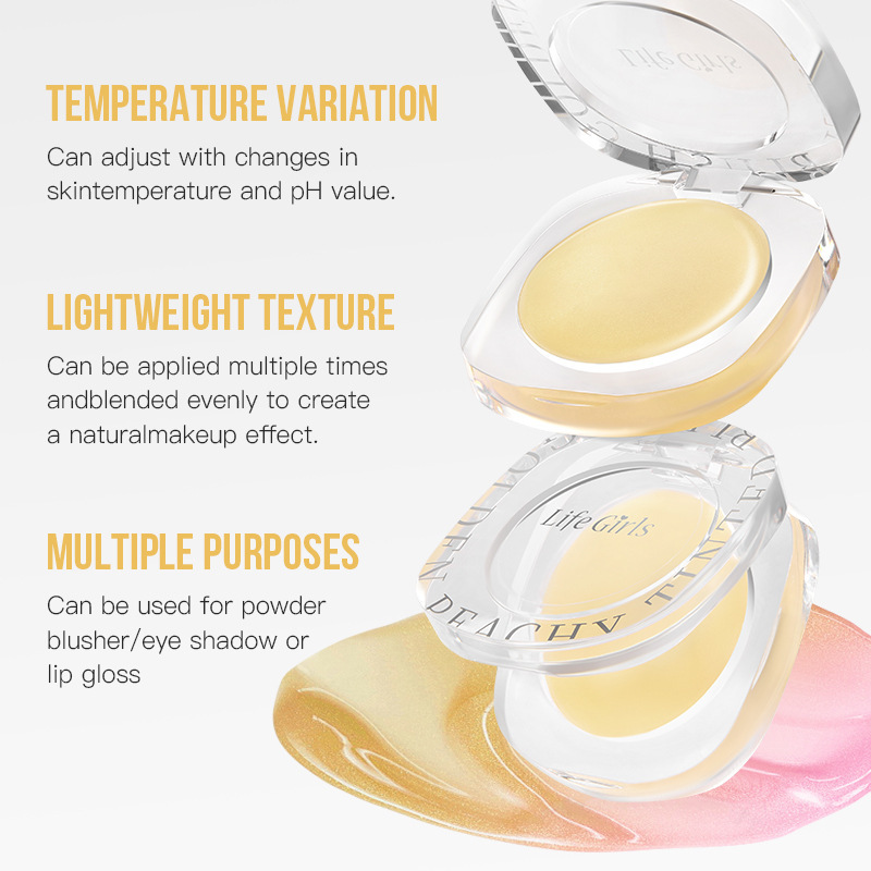 Life Girls Blush transfronterizo para mejorar la apariencia y el rendimiento del color, no es fácil de quitar el blush.