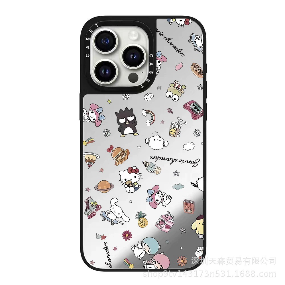 Apple совместимый iPhone17, профессиональный чехол, 17 Pro Max, зеркальный эффект