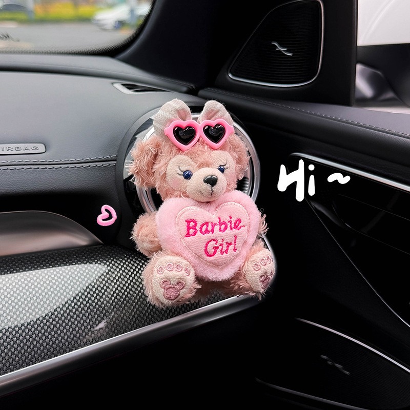 Aromaterapia para automóvil Decoración de salida de aire acondicionado para automóvil 2025 Nuevo Shirolimei Adornos lindos Fragancia para automóvil Mujer