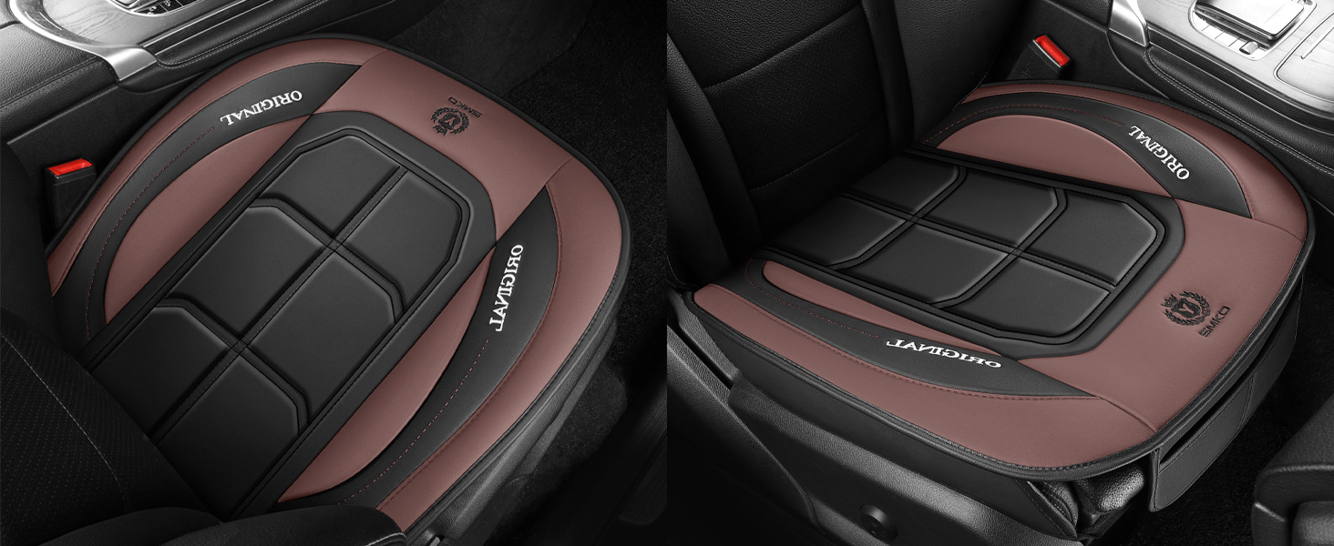 Cross-Border Car Seat Cushion, Universal Color Matching Square Single and Double Piece Seat Cover for All Seasons, One Piece Drop Shipping, Free Car Seat Cushion