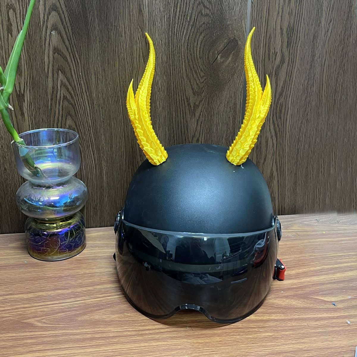 New Style Takeaway Rider Decorations Motorcycle Helmet Accessories Cool Helmet Horns Devil Dragon Horns 3D Ornaments