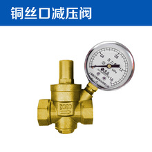 铜丝口减压阀6分加厚全铜自来水家用热净水器内螺栓可调节防泄漏