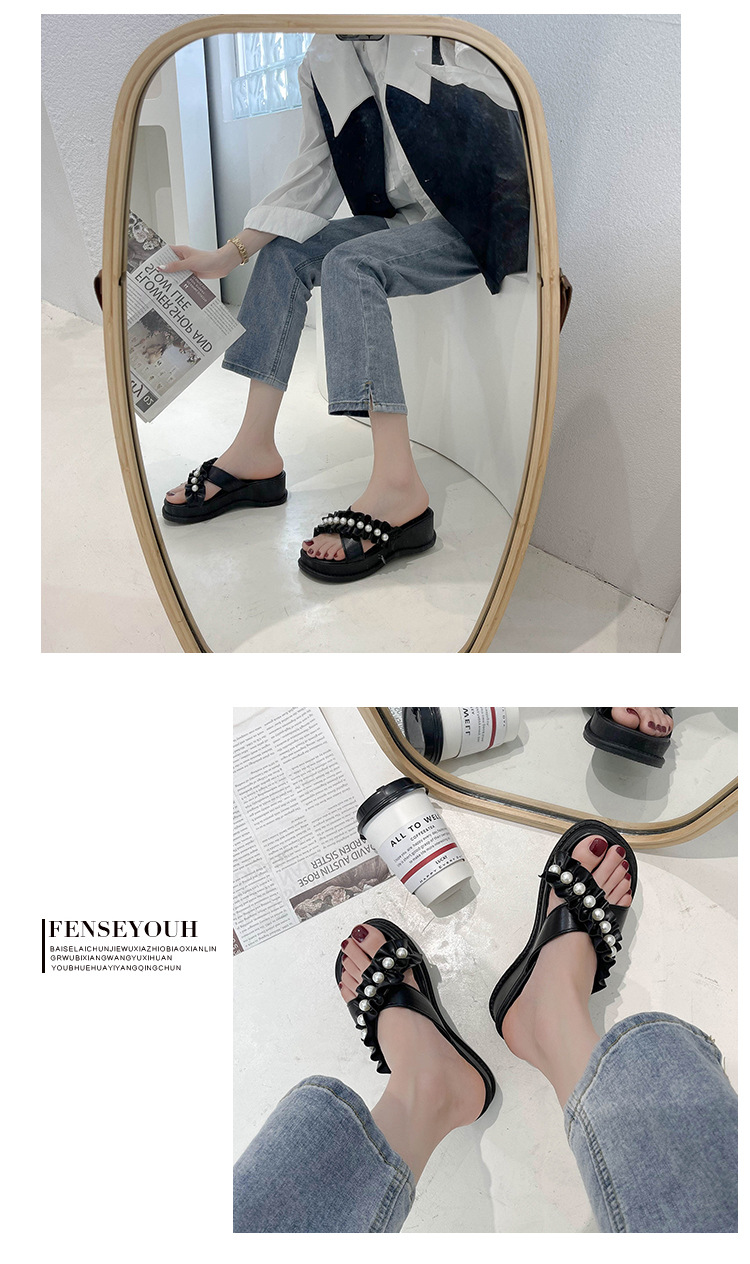 open-toed high heels summer thick-soled cross sandals NSZSC65418