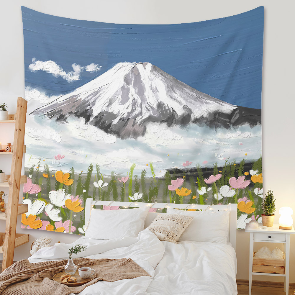 Fashion Sky Mountain Painting Wall Decoration Cloth Tapestry Wholesale Nihaojewelry display picture 4