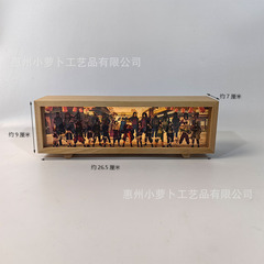 网红灌篮高手龙珠柯南动漫周边立体画火影忍者画框装饰摆件