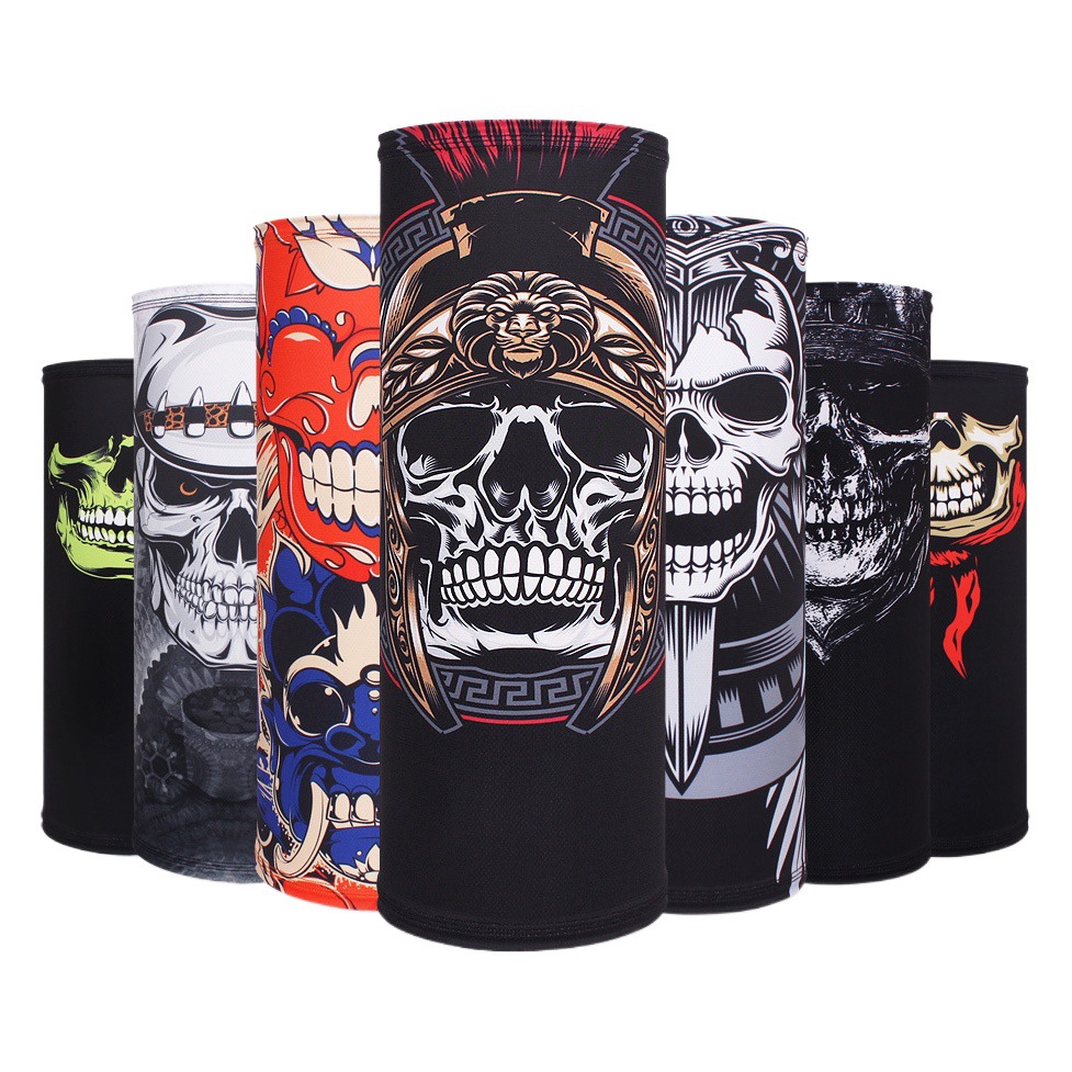 Ice Silk Pinhole Skull Outdoor Magic Headscarf Call of Duty Mask Riding Skull Scarf Breathable Neckband