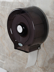 Wholesale hotel bathroom large roll paper box public toilet paper towel toilet paper box wall-mounted punch-free commercial large tray