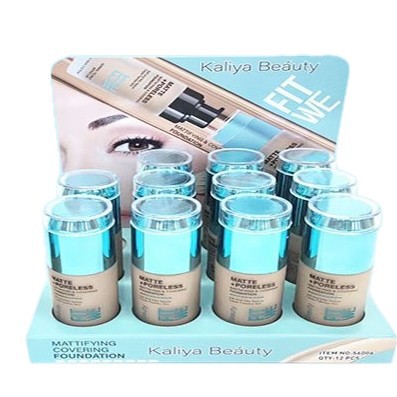 Base de Maquillaje Líquida 4 Colores Efecto Mate, Corrector para Rostro