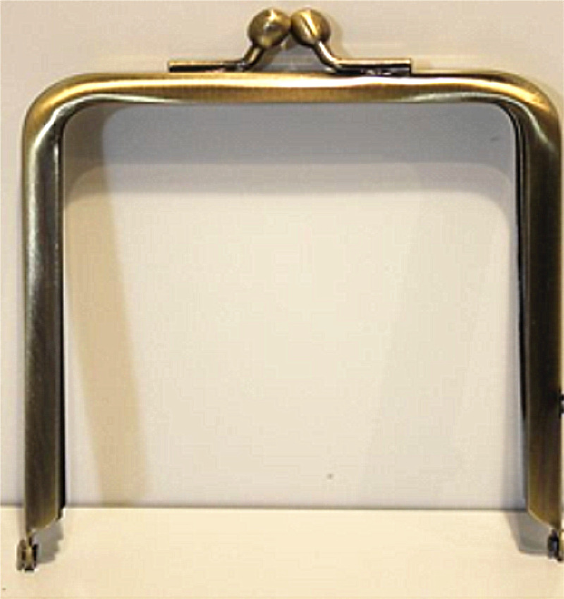 9 * 10cm cuadrado sin agujero pequeño servicio pozo cámara bolsa de oro cartera hardware que no agujero oro bisagra bolso