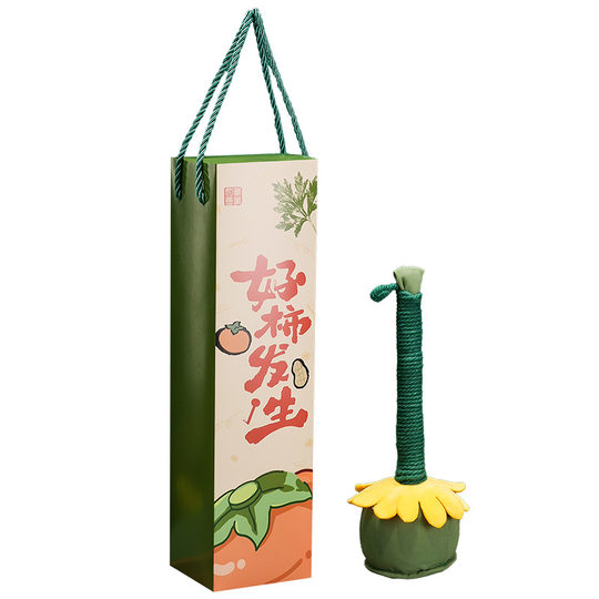 Creative gift persimmon Ruyi wormwood hammer handmade massage hammer health hammer activities small gift Dragon Boat Festival hand gift