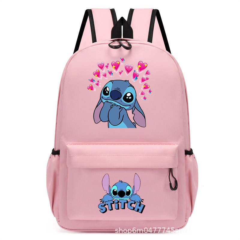 AliExpress Hot Sale Star Baby Cartoon Kindergarten Mochila rosa para niños y niñas Mochila para niños