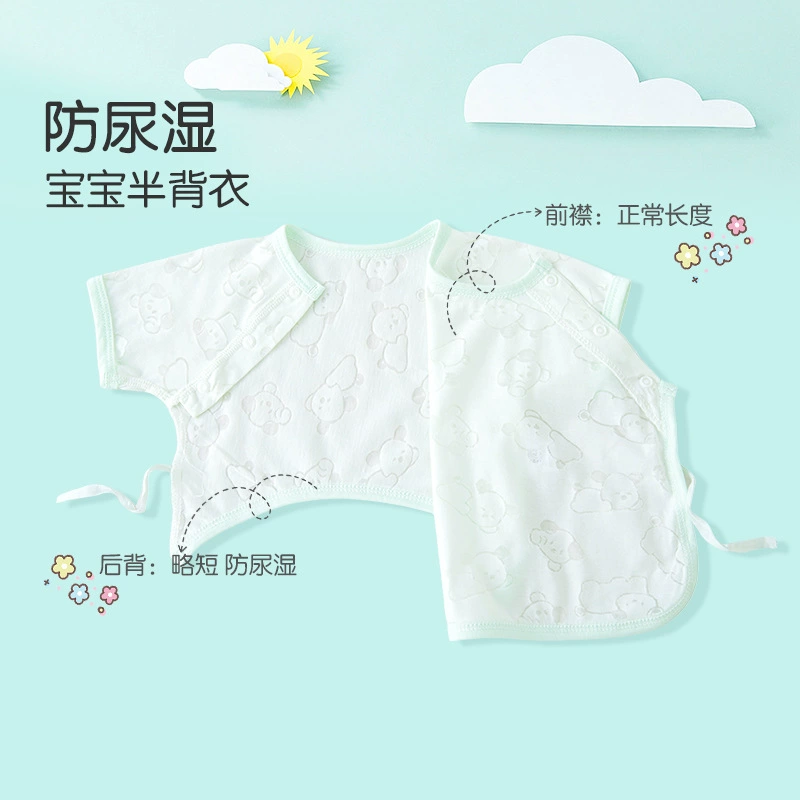 Summer overall for new born for baby, thin children's summer clothing, with short sleeve, 3 month