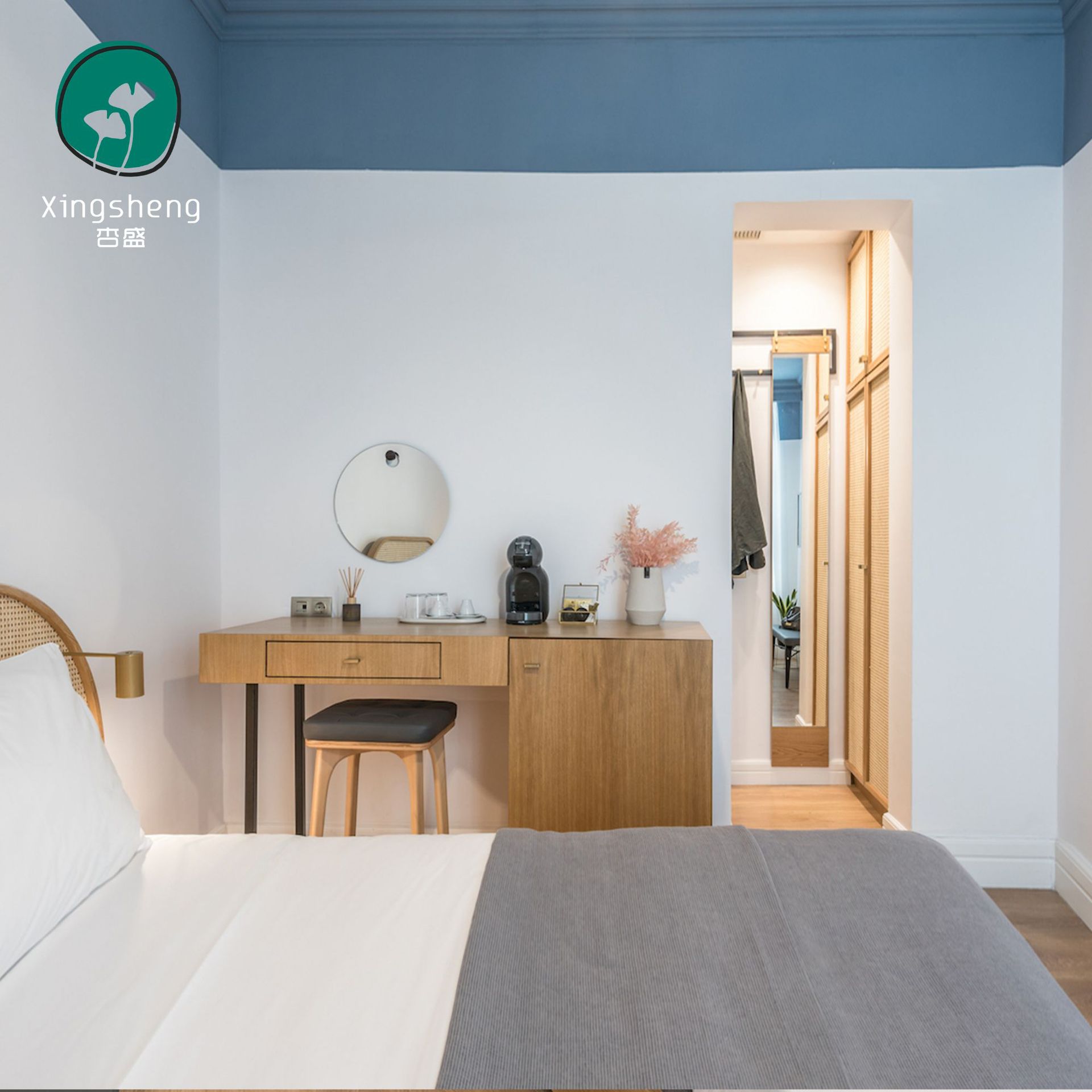 Apartment Rental Nordic Style Furniture Hotel Guesthouse Room Furniture Full Set Liansu Guesthouse Full Set Whole House