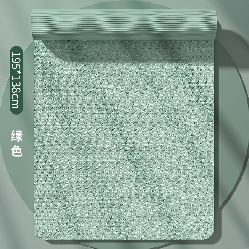 家用跳操舞蹈瑜伽垫高级透气加长防滑垫子地垫隔音超大双人健身垫|undefined