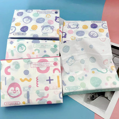 印花抽紙企鵝與猴印花紙巾 便攜小包面巾紙衛生紙彩色餐巾紙廁紙