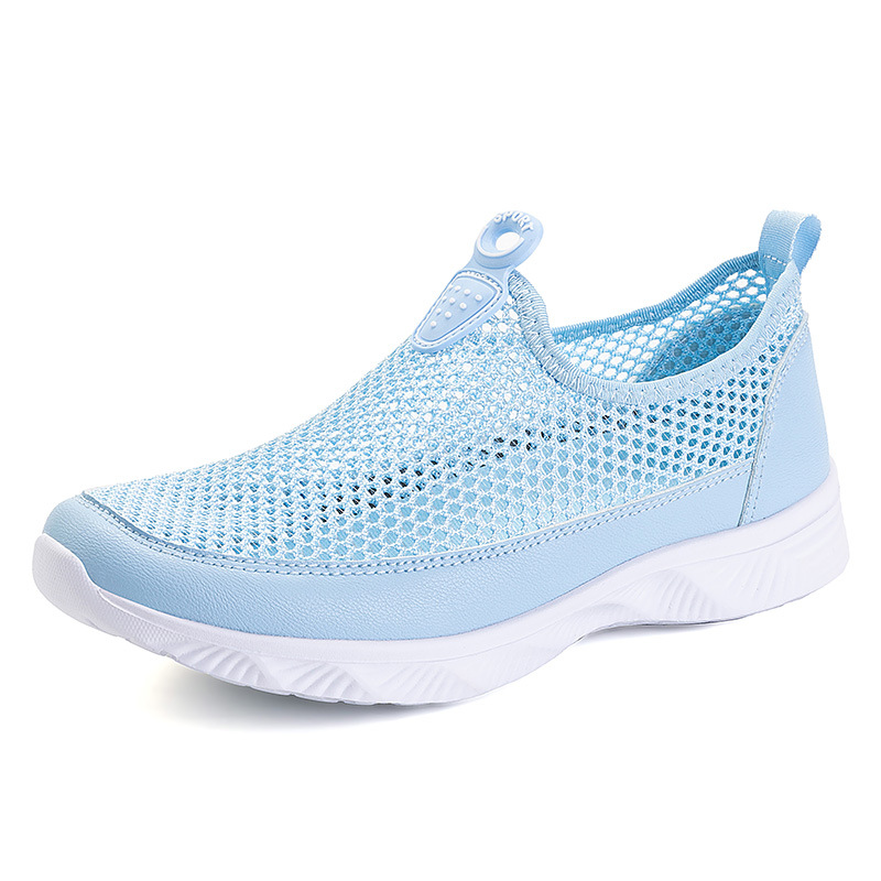 Slip-On Plus tamaño pareja zapatos ligeros transpirables slip-on zapatillas volando tejidos zapatos casuales de las mujeres zapatos de los hombres zapatos de los deportes al aire libre
