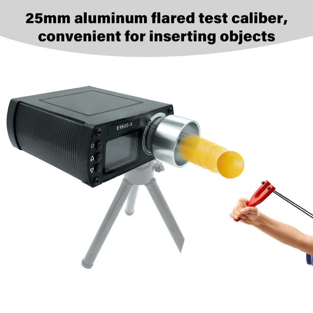 跨境爆款E9800-X测速器 高精度多功能测速仪水弹初速射速动能