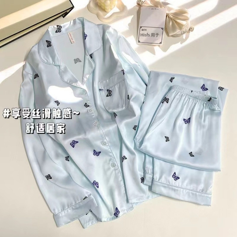 Demi-season silk pijama