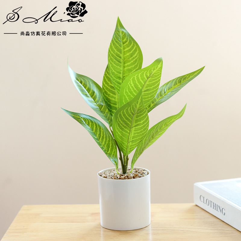 Flores artificiales, plantas verdes artificiales, bonsái, adornos creativos, flores simuladas, plantas de plástico, decoración de interiores, dropshipping, plantas en maceta simuladas