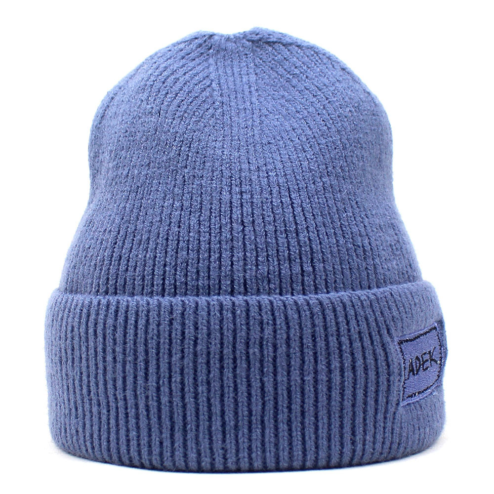 Unisex kašmyro megzta kepurė Moteriška kepurė raidė su ritininiu krašteliu megztinė kepurė vilnonė kepurė_voghion.com