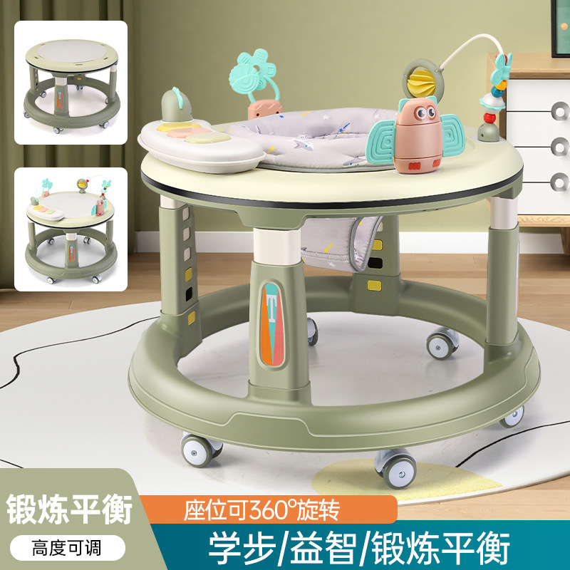 Baby Walker for Boys and Girls, Anti-O-Legs, Multi-Functional, Anti-Rollover, Starter Walker, Foldable