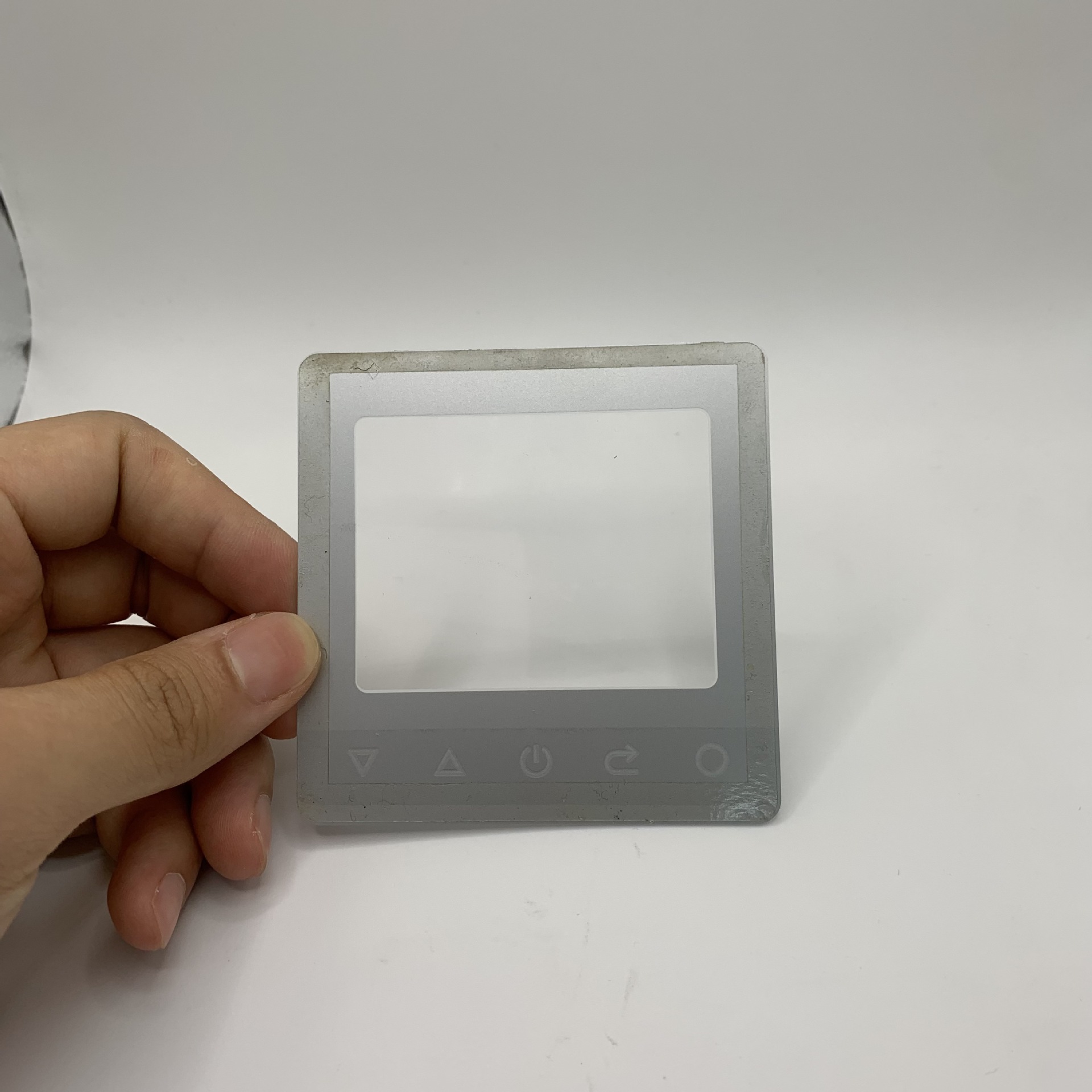 亚克力智能家居开关面板丝印防划电子玻璃面板加工触摸电器面贴