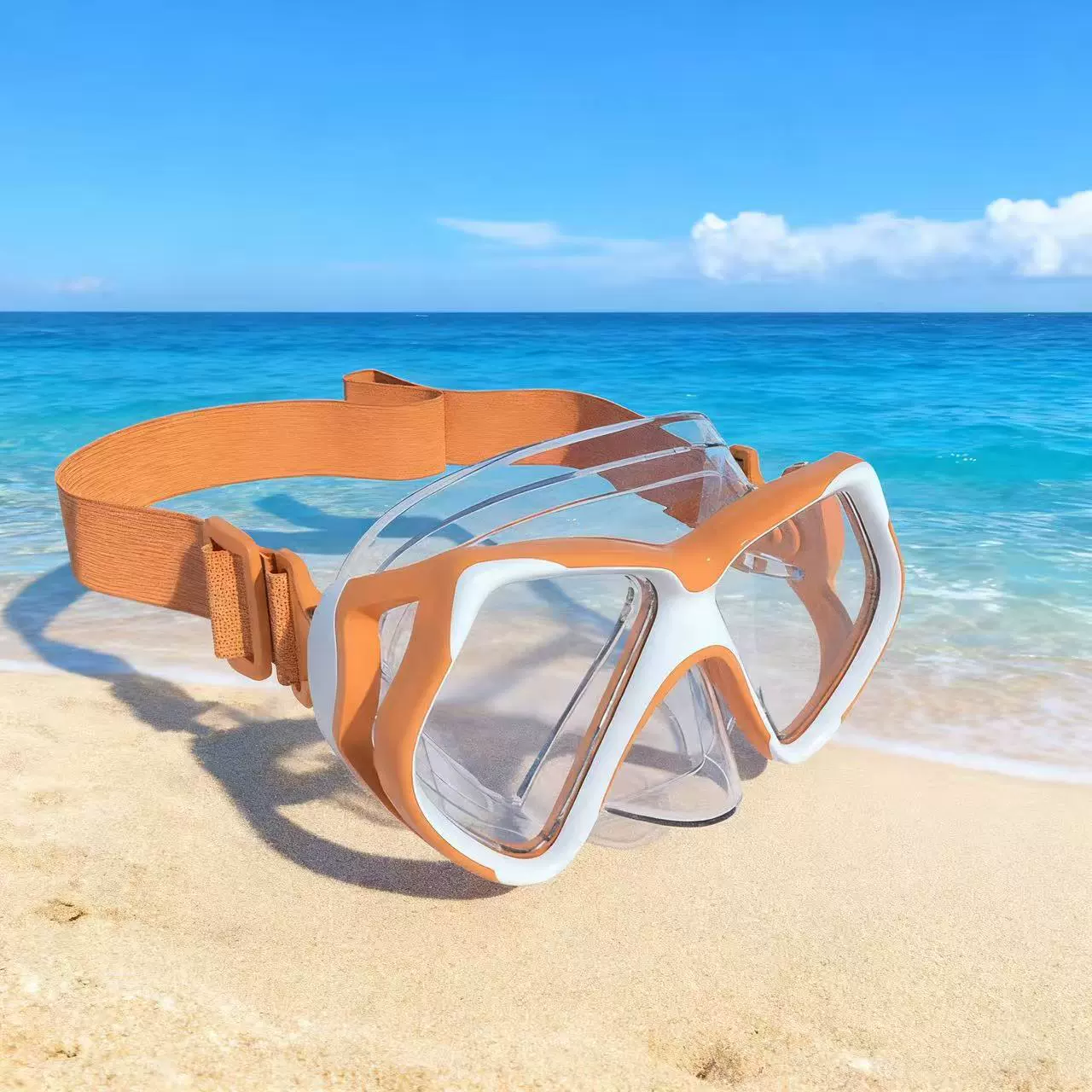 Новые очки для дайвинга, незаменимый набор для подводного плавания, водонепроницаемое силиконовое закаленное стекло, самая продаваемая трансграничная защита глаз Amazon, Европа и Америка.