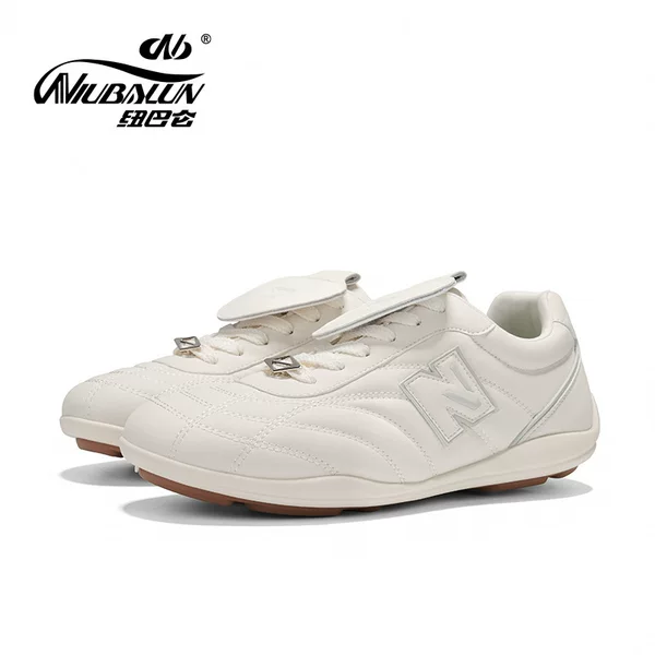 Wow, New Balance low-top casual shoes, flat-soled running shoes, unique design German training shoes, solid color versatile men's shoes
