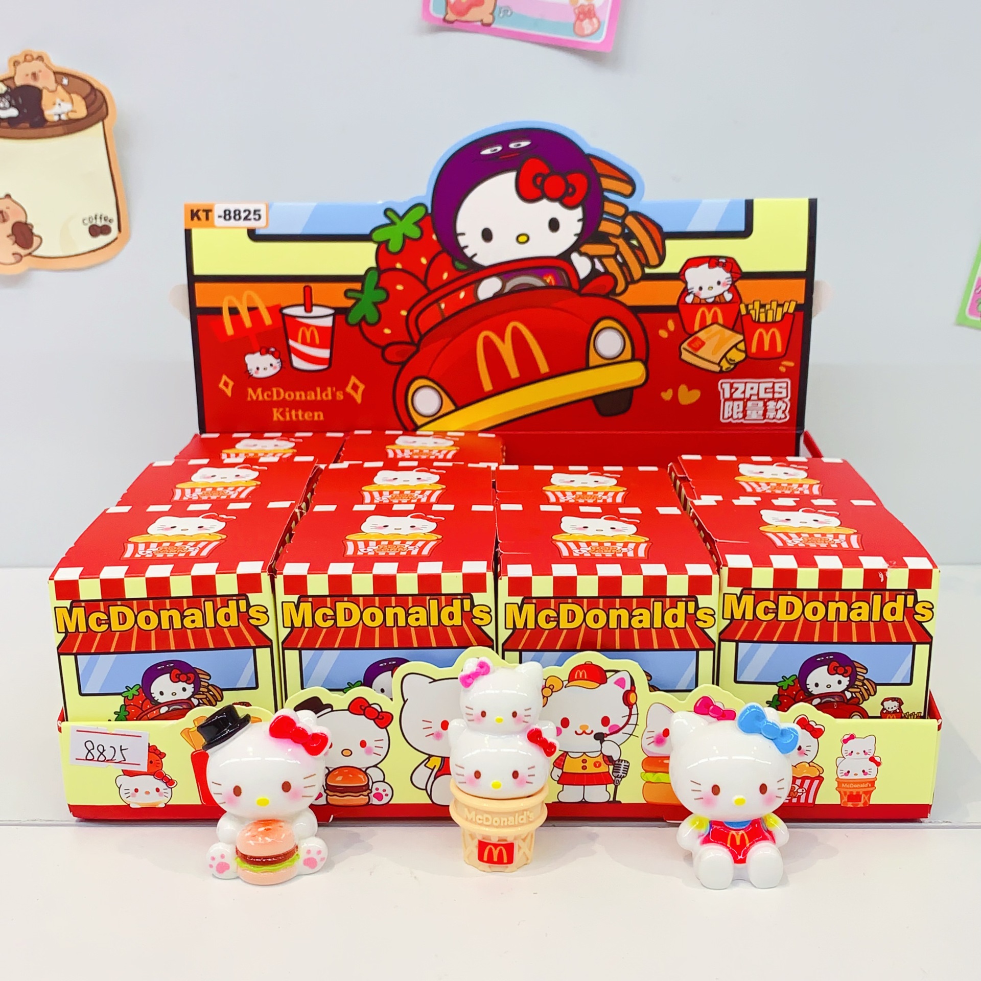 Cartoon Mailekai Kitty Blind Box Cute and Fun Design Blind Desktop Ornament 12-Pack Children's Figurine Small Gift