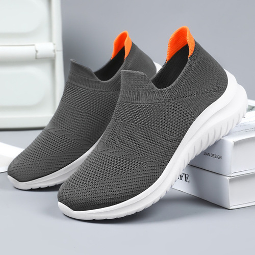 Summer Women's Shoes Stylish New Soft Sole Comfortable Women's Casual Slip-on Breathable Mesh Footwear Healthy Walking Shoes