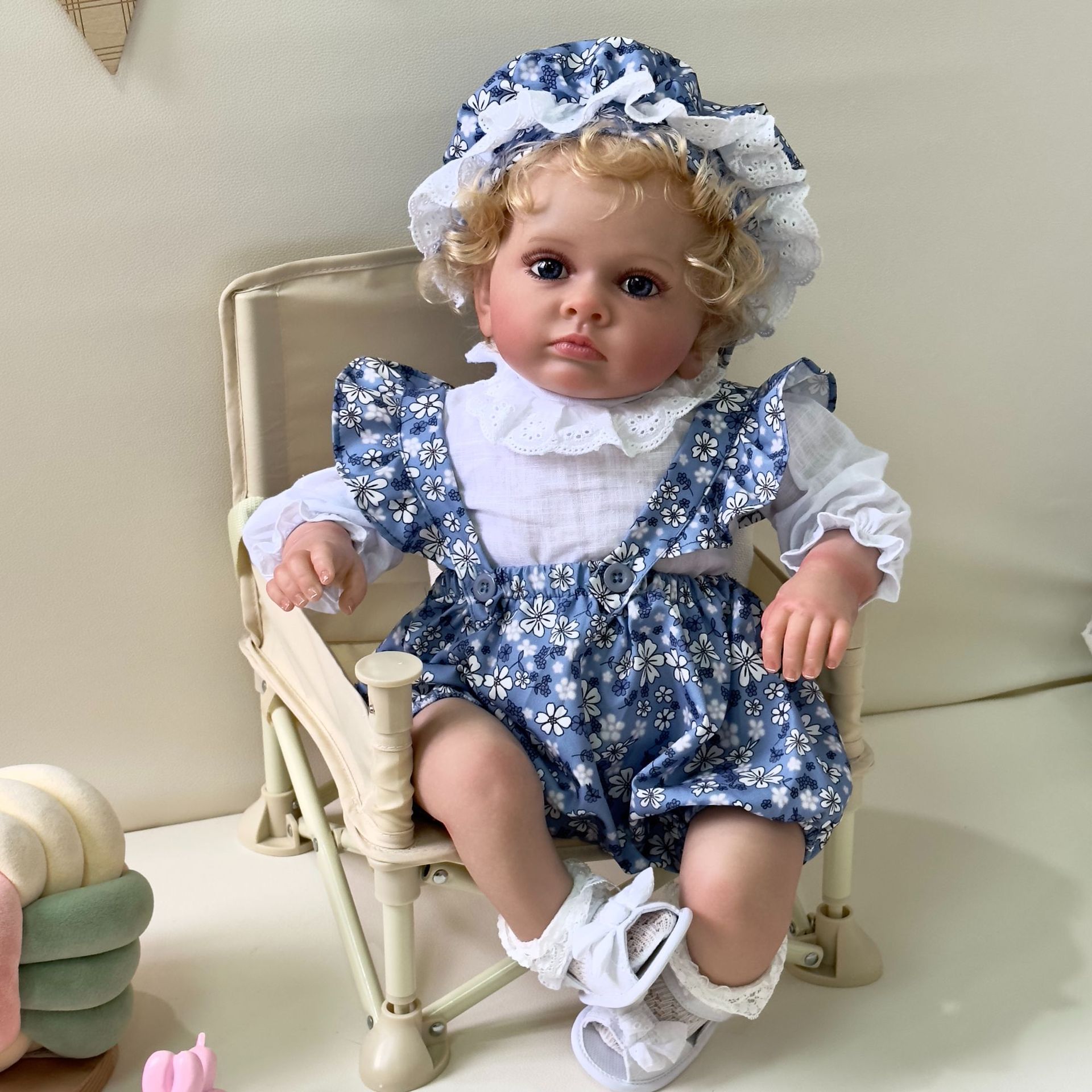 60cm simulación bebé renacido muñeca tutti sangre venosa seda visible transfronteriza e-commerce suministro de una sola pieza de entrega