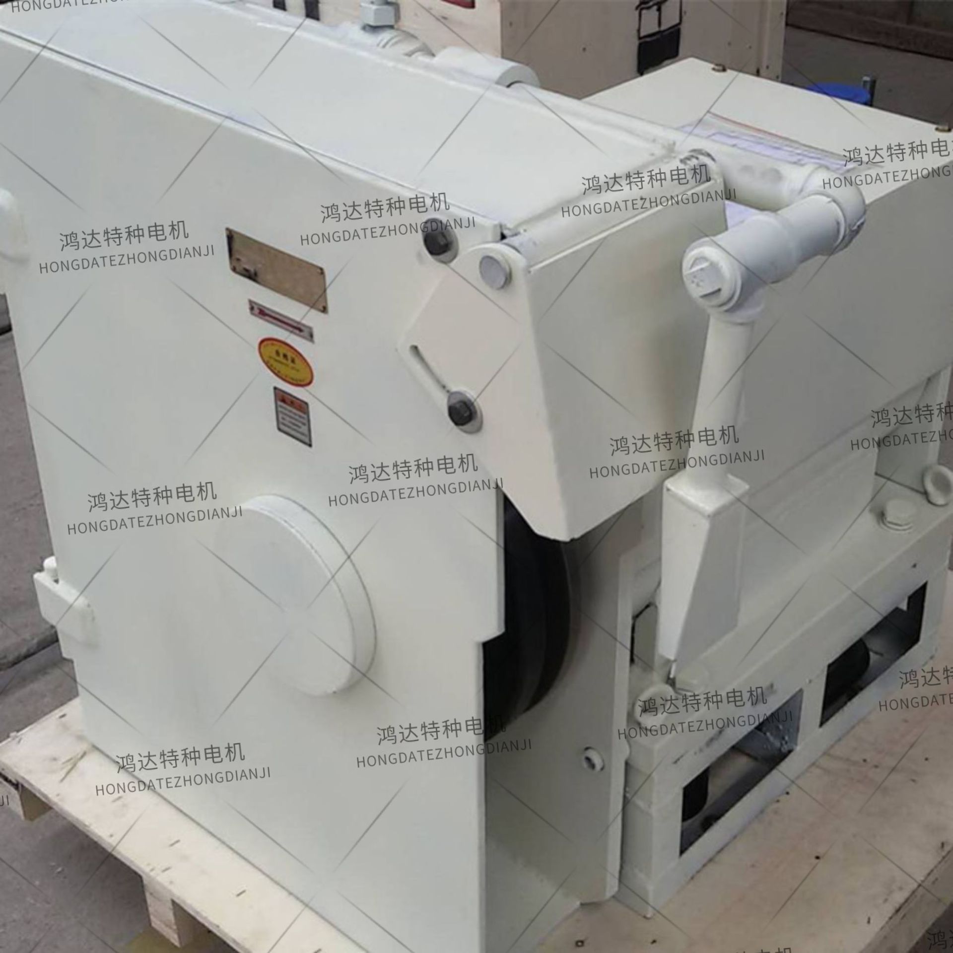 博格特龙门车床配水冷电动磨头磨削轴类壳体外圆内孔端面电主轴