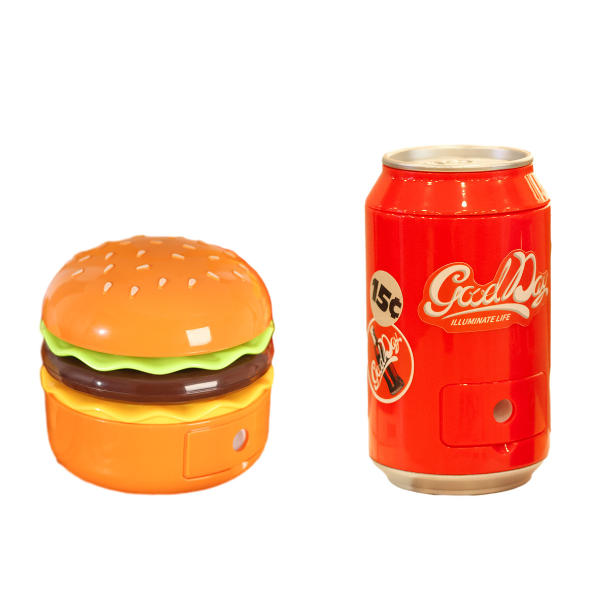 Lámpara de mesa pequeña creativa transfronteriza papas fritas helado manguera luz de noche usb carga estudiante niños decoración de escritorio al por mayor