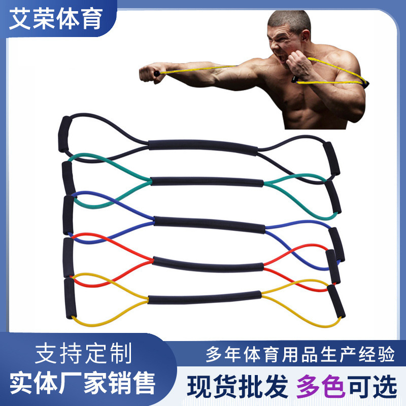 Boxing speed Sanda Muay Thai empty strike elastic band resistance rope training punch kick boxing equipment fight