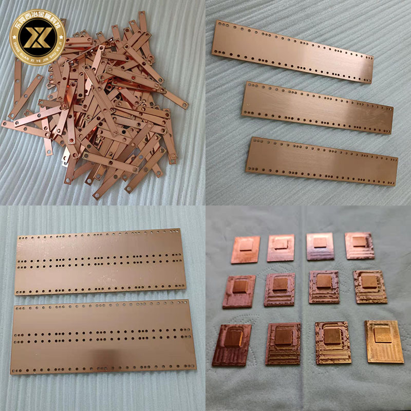 T2贴膜紫铜大板1000*2000来图激光切割大型钣金CNC雕刻镂空开槽