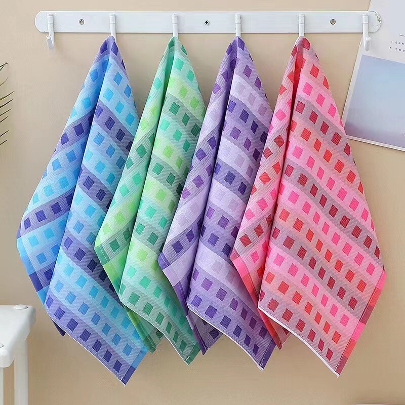 Yarn-dyed tea towel kitchen towel bowl cloth dry bowl cloth cotton cloth tableware tea cup absorbent cloth cotton hand cloth tea towel