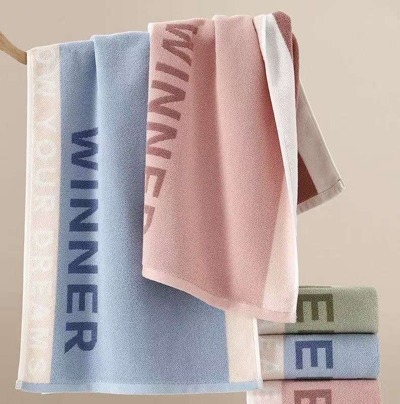 algodón suave, absorción de agua, toalla espesa, toalla para estudiantes adultos y hombres, lavarse la cara, bañarse, secar el cabello, toalla facial