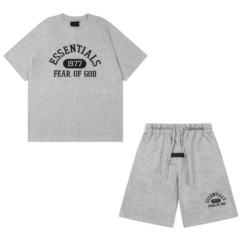 Nueva Sudadera con Capucha FEAR OF GOD ESSENTIALS con Letras Estampadas, Unisex, Casual, Holgada, con Forro Polar, Moderna